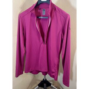 REI Co-op Women’s XL 1/4 Zip Pullover Fuchsia UPF 50+
